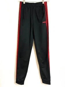 Adidas Boys Jogger Pants Navy with 3 Red Stripes, Large 14/16 - Picture 1 of 2