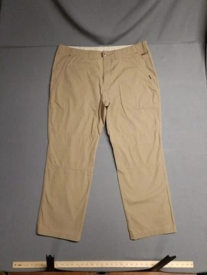 Calça Exofficio Masculina Tamanho 3XL 40x30 Bege Joelho Duplo Escudo de Insetos Caminhadas Excelente Estado Usado - Imagem 1 de 4