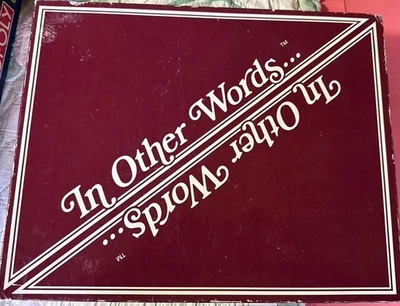 In Other Words Board Game Vintage 1988 Complete Ages 13 And Up. Very Gently Used - Image 1 of 4