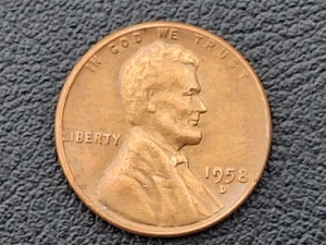 1958-D Wheat Penny Multiple Error Coin - Picture 1 of 9