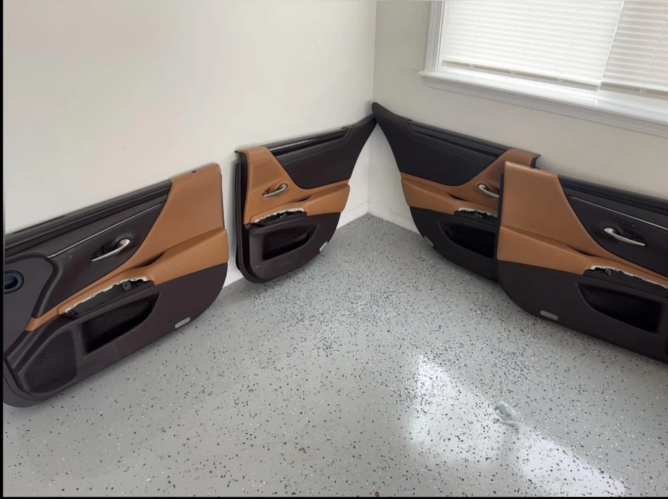 2019-2024 LEXUS ES300H es350 FRONT REAR DRIVER PASSENGER INNER DOOR TRIM SKIN  - Image 1 of 4