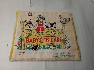 Vintage Peggy Stoffbuch Baby‘s Friends Krankenschwester Reime - Bild 1 von 2