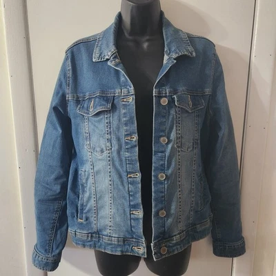 Chaqueta vaquera Route 66 Original Clothing Co para mujer azul envejecido talla M Foto 1 de 4