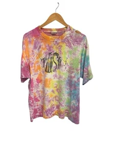 Vintage 90s THRASHED Phish Jam Band Tie Dye T-Shirt XL - Picture 1 of 6