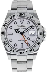 Time Warrior GMT, Schweizer Quarzwerk Ronda 505, wasserdichte Uhr - Bild 1 von 7