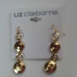 Orecchini pendenti con gancio tono oro Liz Claiborne - Foto 1 di 2