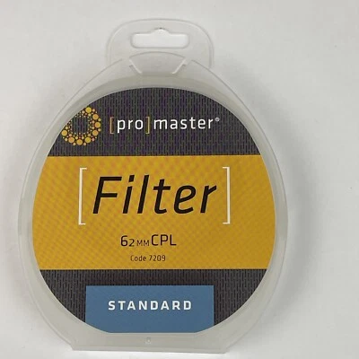 Promaster #7209 Circular Polarizing Filter 62 mm CPL Filter 7209 New Japan - Image 1 of 3