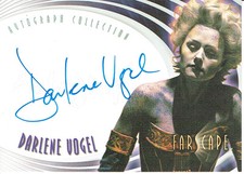 FARSCAPE THROUGH THE WORMHOLE AUTOGRAPH CARD A56 OF DARLENE VOGEL AS LORANA
