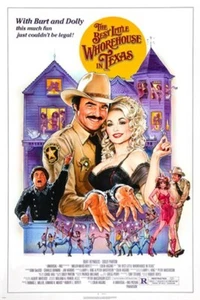 '82 THE BEST LITTLE WHOREHOUSE IN TEXAS movie poster DOLLY PARTON 20x30 sexy - Picture 1 of 1