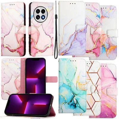 Funda tipo billetera de cuero abatible para teléfono OnePlus 13R 12 12R 11 Nord 4 3 2 CE4 Foto 1 de 4