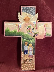 Jim Shore 2006 CROSS...Heartwood Collection...Enesco 4007045 - Picture 1 of 6