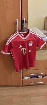 Maglia da calcio Adidas Bayern Monaco di casa 2013/14 ragazzo S 9-10 anni - Immagine 1 di 4