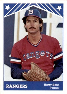 1983 Burlington Rangers TCMA #1 Barry Bass Manatee Bradenton Florida FL Card