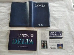 LANCIA DELTA HF INTEGRALE Turbo GT Manuale Libretto USO MANUTENZIONE + Custodia - Foto 1 di 14