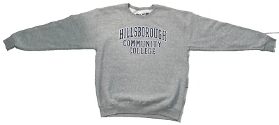 Suéter Hillsborough Community College Cuello Redondo Gris Color Azul Letras Talla L Foto 1 de 4