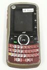 Motorola Clutch i465 - Red ( Nextel ) iDEN PTT Smartphone - Black Back Plate