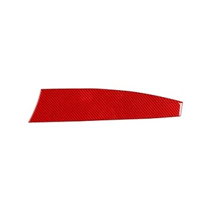 Red Carbon Fiber Co-pilot Door Armrest Panel Cover For Chevrolet Corvette C7 14+ - Foto 1 di 18
