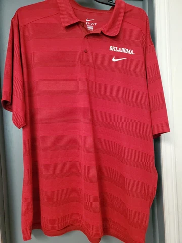 🔥 OU Oklahoma Sooners Team Issued Nike  4XL 4 XL athletic dri-fit shirt Cover
