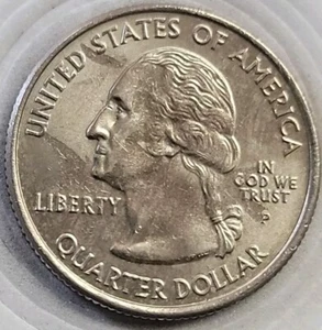 2007 P Idaho State Quarter - Strike Through Error Both Faces REF#0072 - Picture 1 of 10