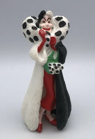 101 Dalmatians Disney CRUELLA De Vil  Bullyland Disney Figure Cake Topper Cover