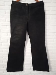 leather pants black size 34