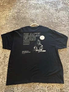 Vintage Black flag Shirt (The Process Of Weeding Out) Large - Picture 1 of 3