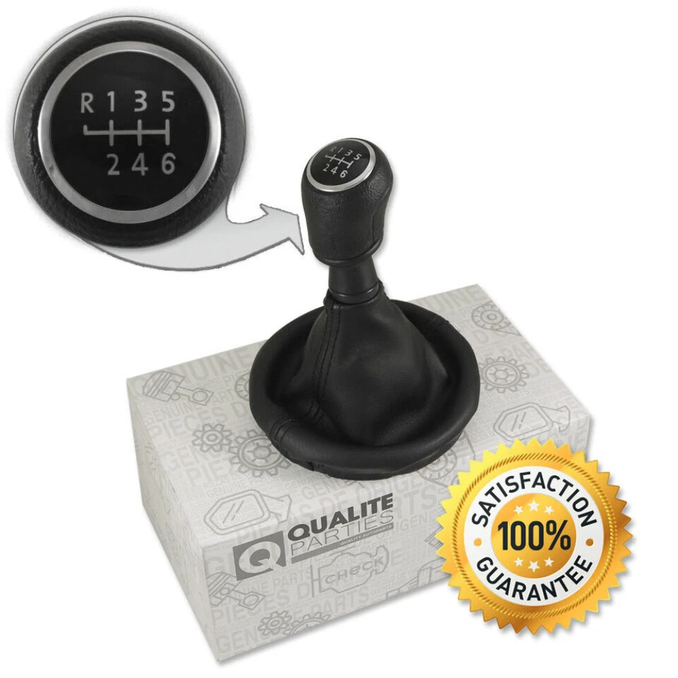 SCHALTKNAUF SCHALTSACK SCHALTMANSCHETTE FÜR VW TRANSPORTER T5 MULTIVAN V 6 GANG - Bild 1 von 1