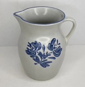 Pfaltzgraff Yorktowne Krug Krug Steinzeug Keramik blau 8" hoch KEINE Chips LESEN - Bild 1 von 11