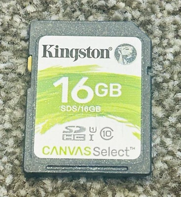 Kingston 16GB SDS Class 10 SDHC Memory Card - Image 1 of 2