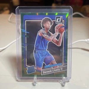 2023-24 Donruss Basketball Derek Lively II Rated Rookie Green Laser RC #233 Mavs - Picture 1 of 2