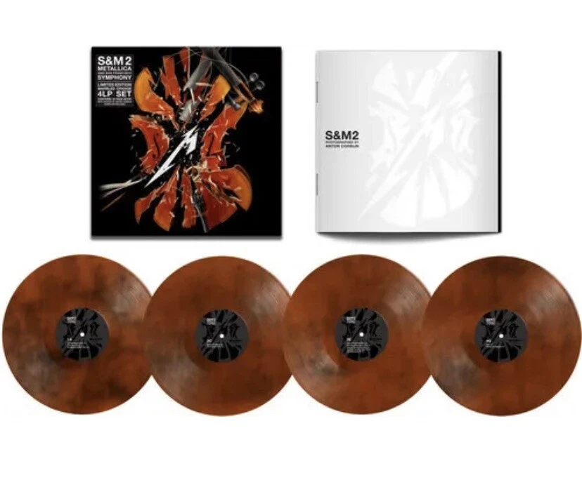 METALLICA SM2 San Francisco S&M 2 4 x LP Deluxe Orange Vinyl Record Box Set NEW - Image 1 of 1