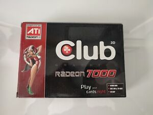 ATI Radeon 7000 Club 3D 7000 (64 MB) (CGA7064DTVD) Graphics Card New Old Stock!