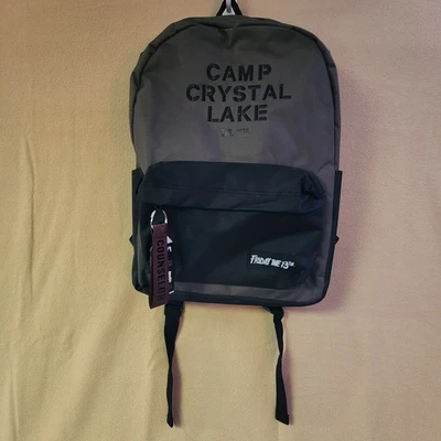 FRIDAY THE 13TH JASON VORHEES HORROR BACKPACK CRYSTAL LAKE LAPTOP BIOWORLD NWT - Image 1 of 4