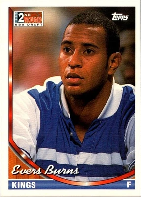 1993 Topps Evers Burns #366 Sacramento Kings Basketball Card - Image 1 of 2