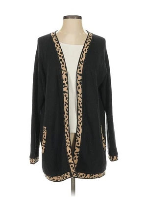 Cárdigan de lana negro para mujer Bloomingdale's P Foto 1 de 4