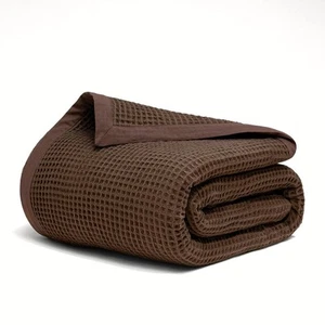 GOTS Certified 100% Organic Cotton Throw Blanket, 90" X 80" Blankets & Throws... - Picture 1 of 5