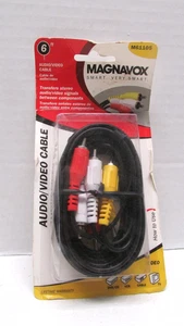 NEW Magnavox Audio Video Cable 6 FT M61105 RCA DVD CD Reciever - Picture 1 of 2