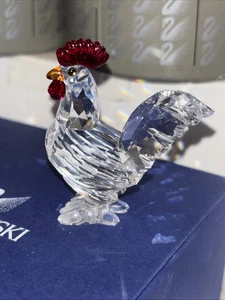 NEW w/ COA Swarovski Crystal Rooster A 7674 NR 000 001 - AUCTION #2 OF 19 - Picture 1 of 7