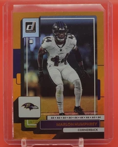 Camiseta deportiva 2022 Marlon Humphrey/44 Donruss número paralelo #194 Ravens NFL limpia  - Imagen 1 de 2