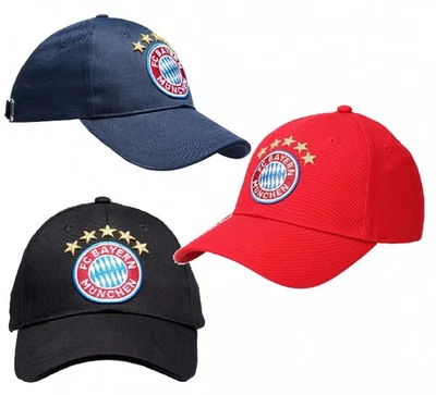 FC Bayern München Kinder Cap - Logo 5 Sterne - Basecap Schildmütze Kappe FCB - Bild 1 von 4