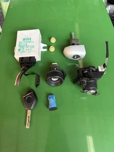 BMW E46 EWS Key Lock Set M54 Ignition Glove Box Trunk Door Cylinder OEM - Picture 1 of 11