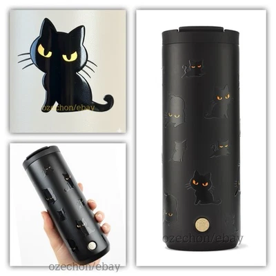 星巴克猫杯不锈钢欧洲英国万圣节2025年秋季-UPS快速 — 第 1/4 张图片