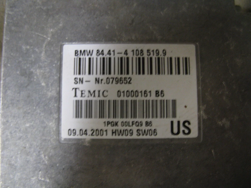 MÓDULO RECONOCIMIENTO VOZ BMW E38 740iL 1994-95-96-97-98-99-2000-2001 Foto 1 de 1