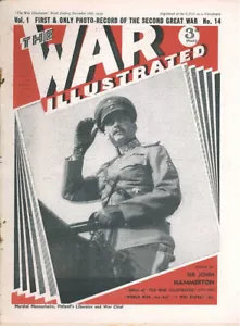 WAR ILLUSTRATED 14 MAGNIOT LINE_FINLAND_RAF FIGHTERS_RAWALPINDI_LUFTWAFFE MINE-L - Picture 1 of 4