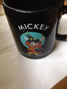 BIN Disney Fantasia Mug - Sorcerers Apprentice - 1940-1990 Mickey Walt Disney - Picture 1 of 5
