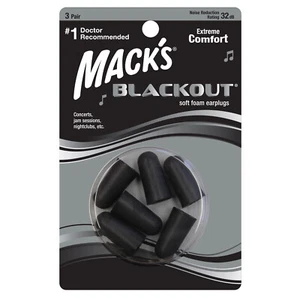 Blackout Soft Foam Ear Plugs - Picture 1 of 4