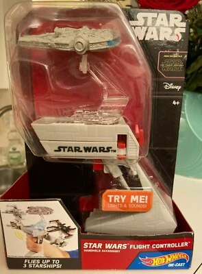 Mattel Toys NIB Hot Wheels Disney Star Wars Flight Controller Millennium Falcon  - Image 1 of 2