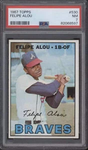 Felipe Alou 1967 Topps #530 PSA 7 - Picture 1 of 2