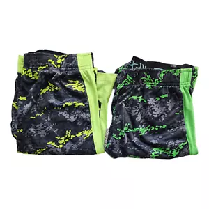Set Of 2 Boys Russell Black Basketball Gym Athletic Workout Shorts Size XL 14-16 - Picture 1 of 6