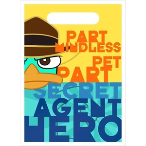 Phineas & Ferb Loot Bags #1fbg3764, 8/pk, Party Loot Bags - Picture 1 of 4